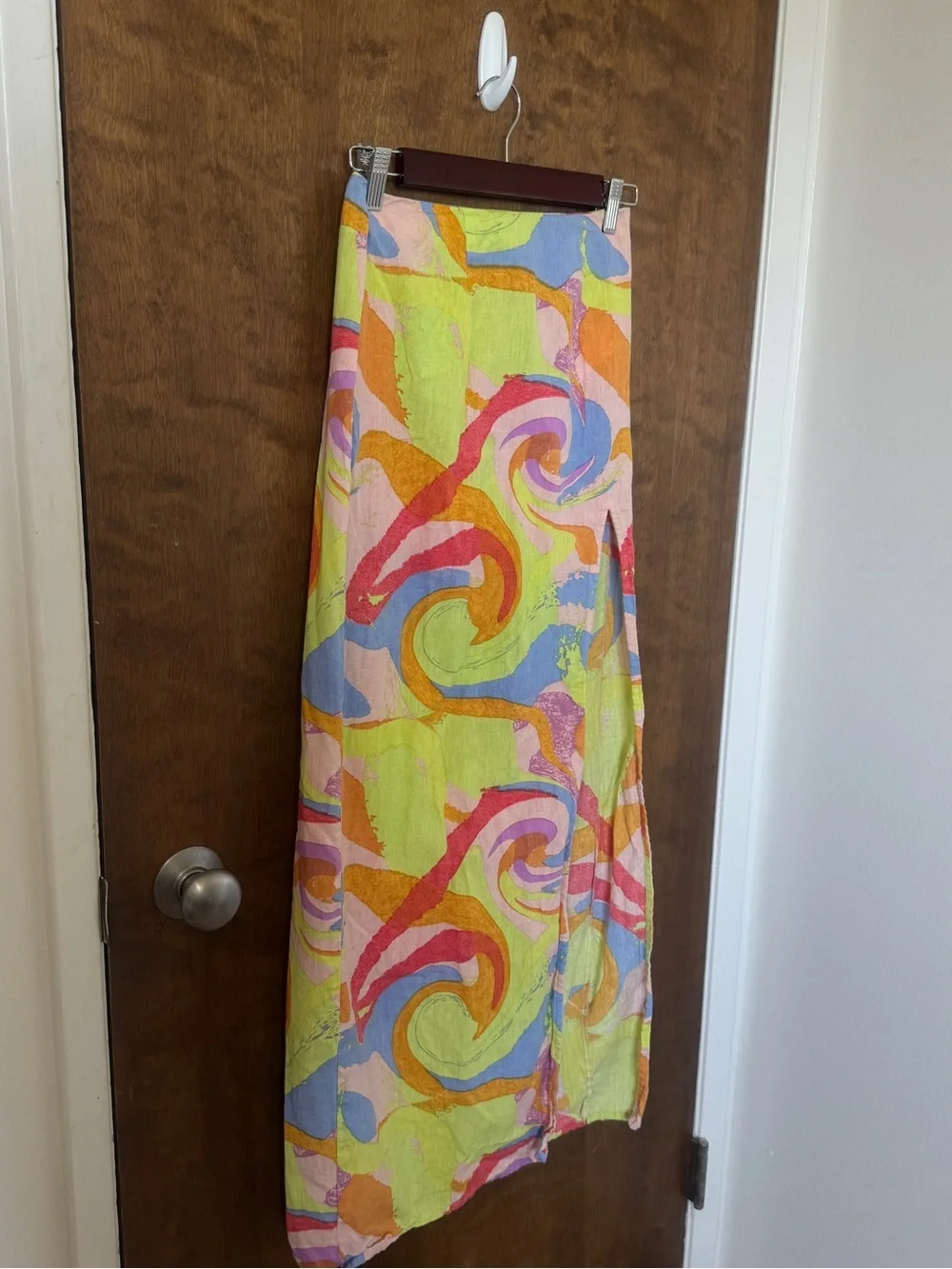 ASOS Multicolor Spilt Maxi Skirt US4 - Picture 1 of 2